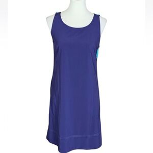 Title Nine Day Trip colorblock dress Purple and aqua Size Medium